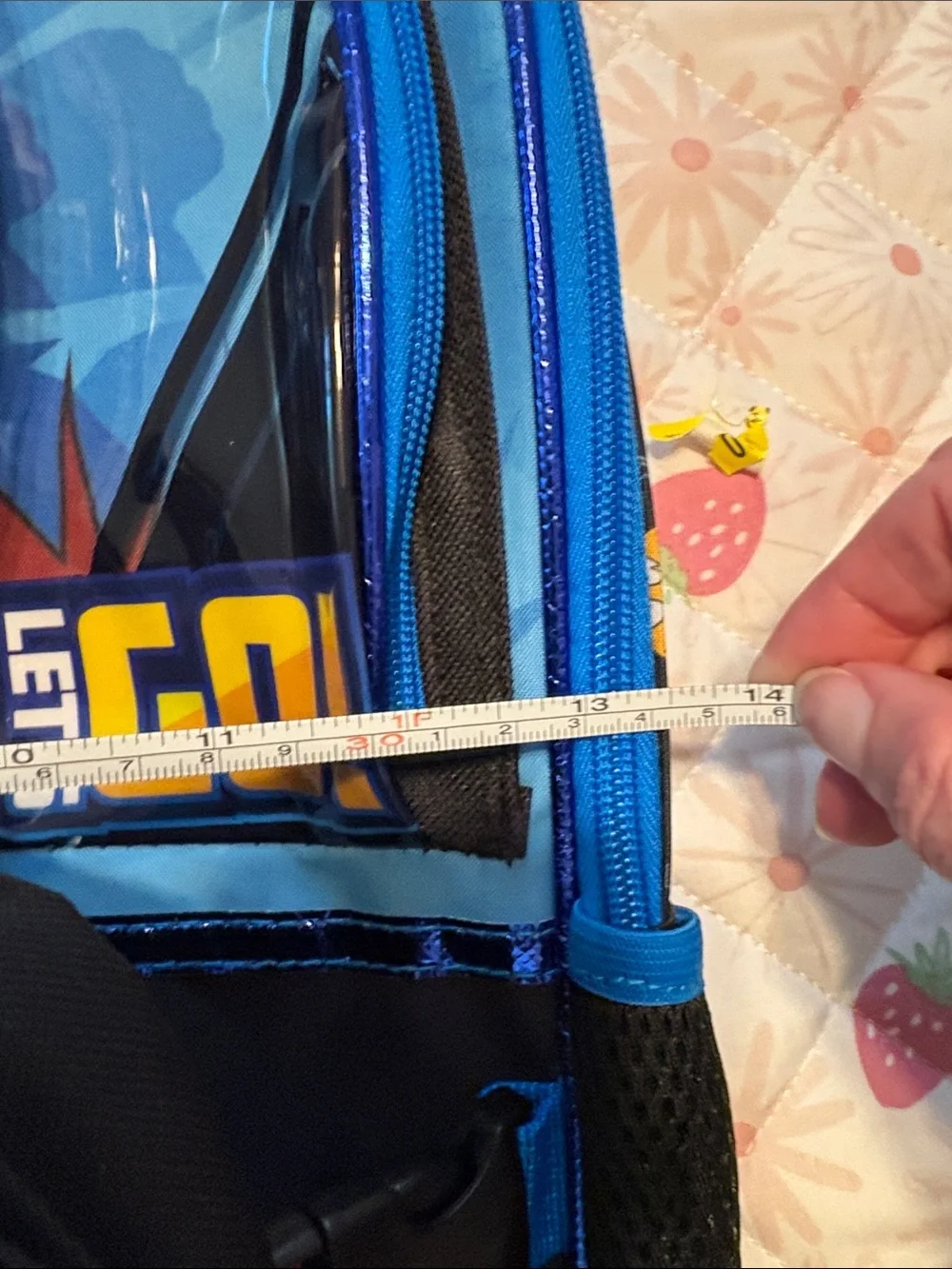 Sonic the Hedgehog Kids Blue Backpack with Headphones